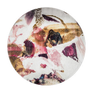 Guld-miniatyrdiagram i abstrakt Kreativ Art