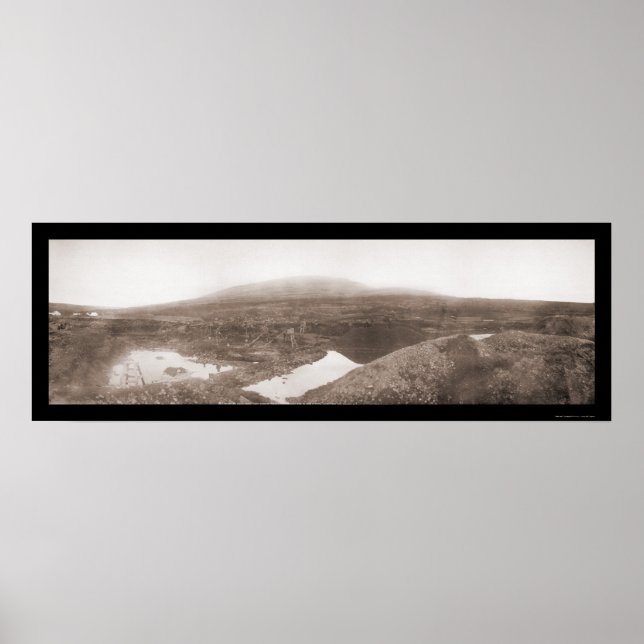 Guld Mining Alaska Photo 1899 Poster (Framsidan)