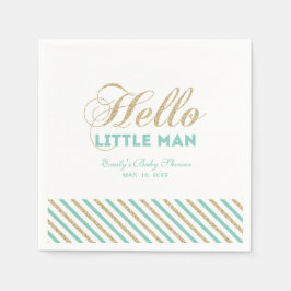 Guld & Mint | Modern Boy Shower Pappersservett