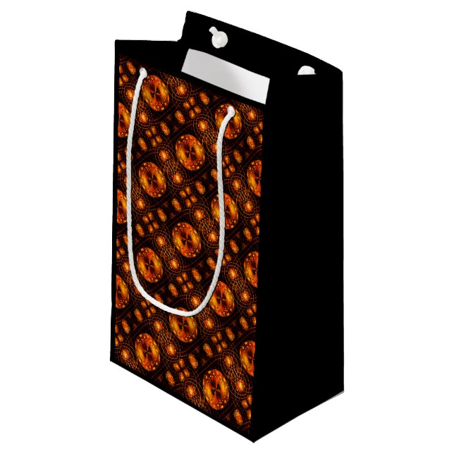 Guld Modern Boho Elegant Abstrakt Konst Mönster #5 (Framsidan Vinklad)
