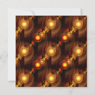 Guld Modern Boho Elegant Abstrakt Konst Mönster #5