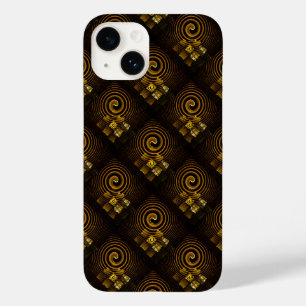Guld Modern Boho Elegant Abstrakt Konst Mönster #5