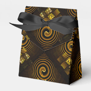 Guld Modern Boho Elegant Abstrakt Konst Mönster #5 Presentaskar