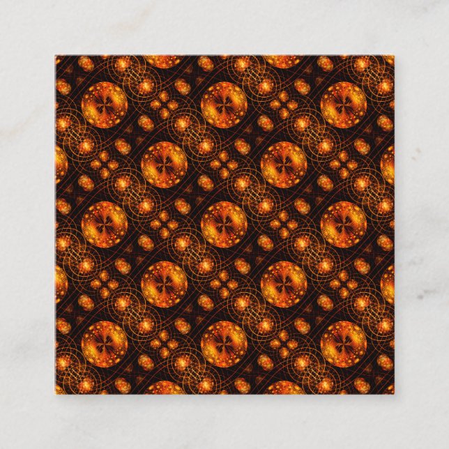 Guld Modern Boho Elegant Abstrakt Konst Mönster #5 Tilläggskort (Framsida)
