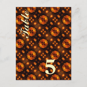 Guld Modern Boho Elegant Abstrakt Konst Mönster #5 Vykort