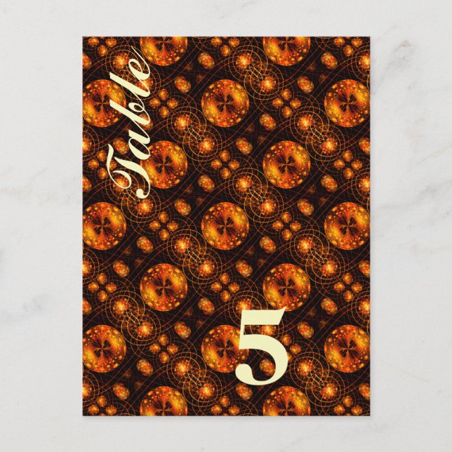 Guld Modern Boho Elegant Abstrakt Konst Mönster #5 Vykort (Framsida)