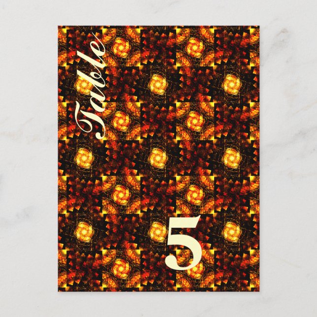 Guld Modern Boho Elegant Abstrakt Konst Mönster #5 Vykort (Framsida)