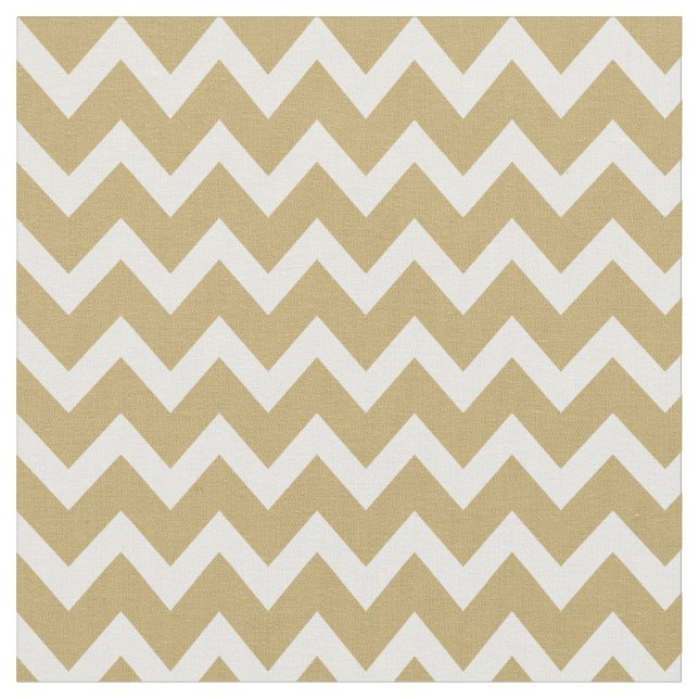 Guld Modern Chevron Tyg (Närbild)