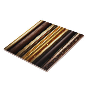 Guld Modern Wood Art Lamperia Collection Kakelplatta