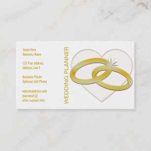 Guld- möhippa för bröllopsfixaren för visitkort