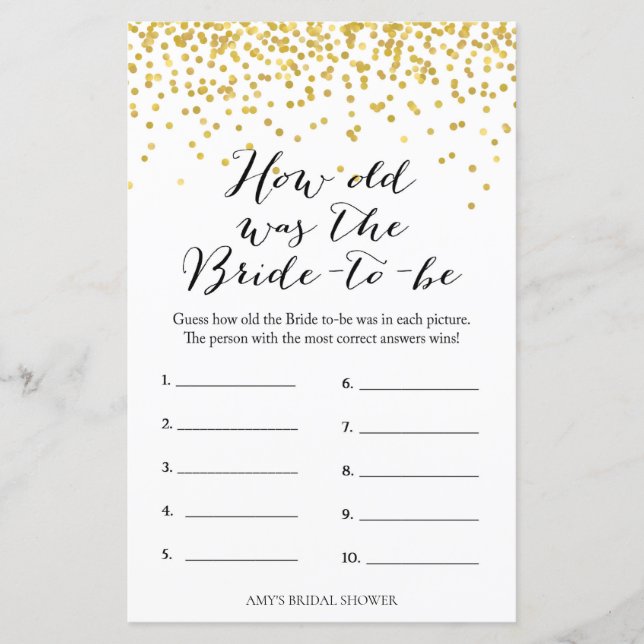 Guld Möhippa Game - hur gammalt det var (Framsida)