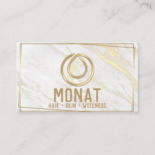 Guld Monat-Affärskortet Visitkort