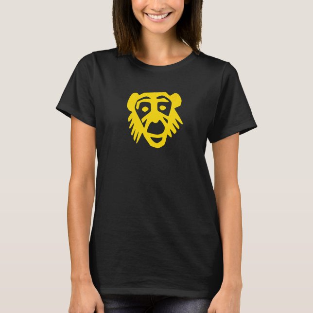 Guld Monkey Smile T Shirt (Framsida)