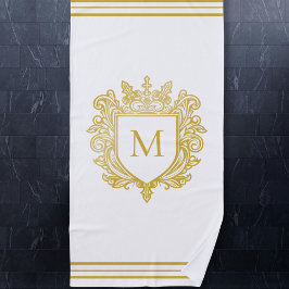 Guld Monogram Beach Towel