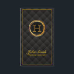 Guld Monogram Physician Assistant Affärskort Visitkort<br><div class="desc">Guld Monogram Physician Assistant Affärskort.</div>