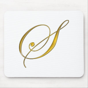Guld Monogram S Musmatta