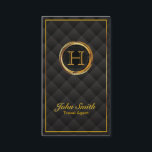 Guld Monogram Travel Agent, Affärskort Visitkort<br><div class="desc">Affärskortet Guld Monogram Travel Agent</div>