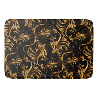 Guld Mönster 2 Bath Mats Badrumsmatta