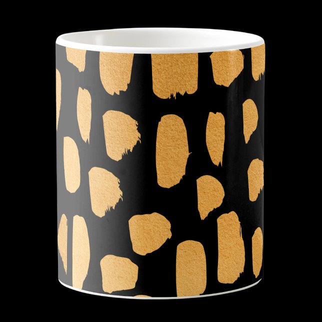 Guld Mönster Kaffemugg (Skapare uppladdad)