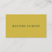 Guld & Mörkgrön Färg Minimalistisk Enkel Modern