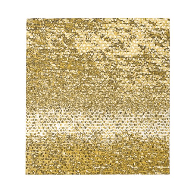 Guld-mosaic mönster anteckningsblock (Framsida)