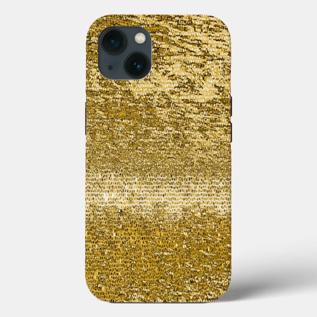 Guld-mosaic mönster Fodral-Mate iphone case (Baksida)
