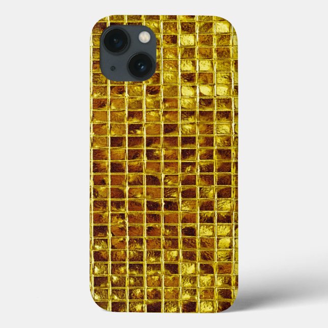 Guld Mosaic Tiles Elegant Modern lyx (Baksida)