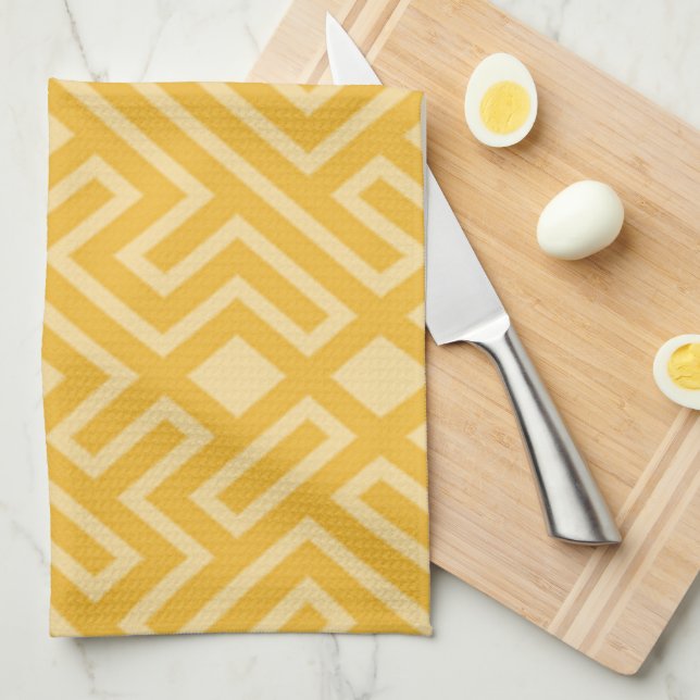 Guld Mosaics Kitchen Towels Kökshandduk (Vikt i Fjärdedel)