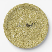 Guld mousserande Glitter