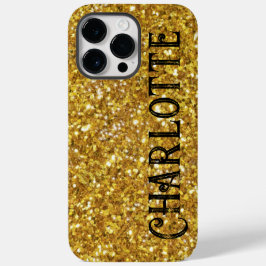 Guld mousserande glitter mönster Fodral-Mate iPhon