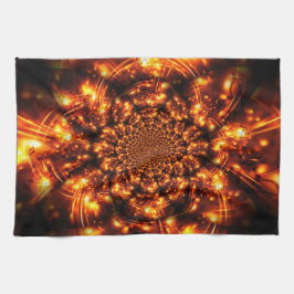 Guld mousserande Ljus Kökshandduk