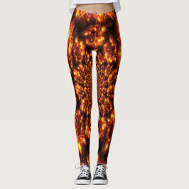 Guld mousserande Ljus Leggings