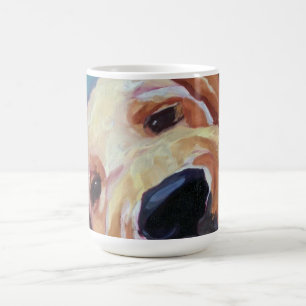 Guld- mugg för kaffe för porträtt för