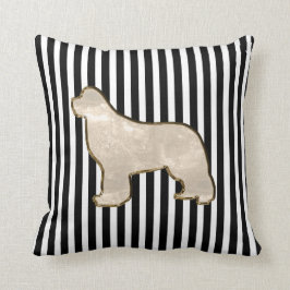 Guld multi sida newfoundland hundkudde kudde