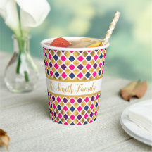 Guld Multifärgad Quatrefoil Mönster