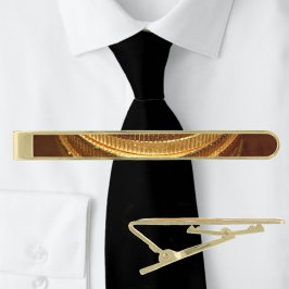 Guld Mynt Elegant Snyggt Guldpläterad Slipsnål