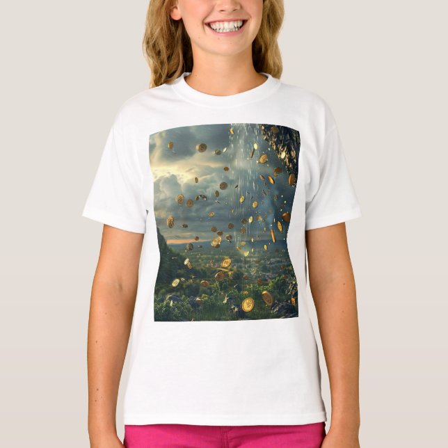 Guld mynt t shirt (Framsida)