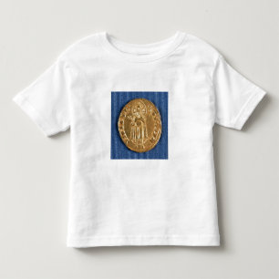 Guld myntar, med St John det baptistiska 16th Tee Shirt