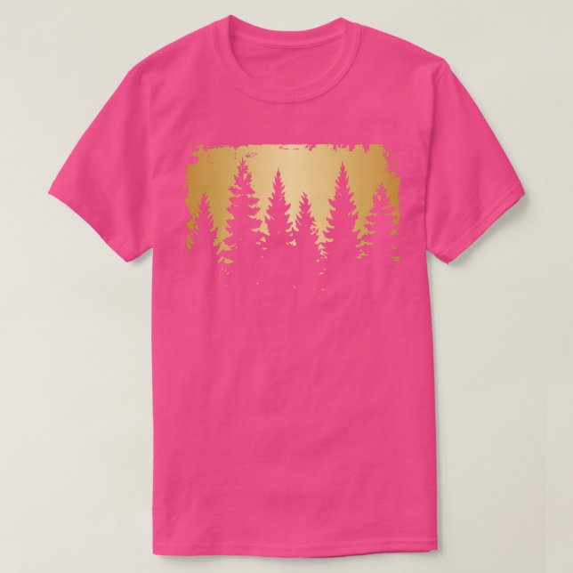 Guld Nature Scene T Shirt (Design framsida)