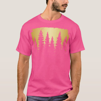 Guld Nature Scene T Shirt