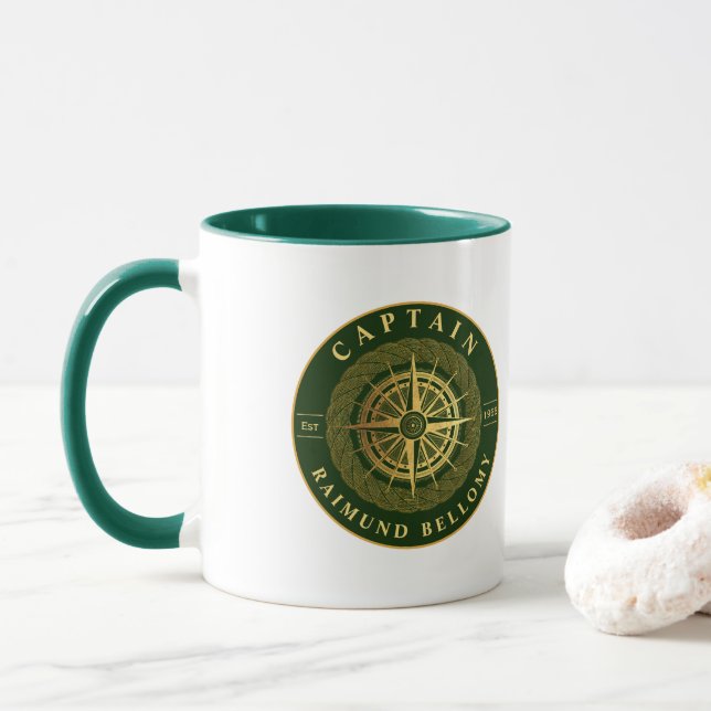 Guld Nautical Mugg (Med munk)