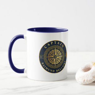 Guld Nautical Mugg