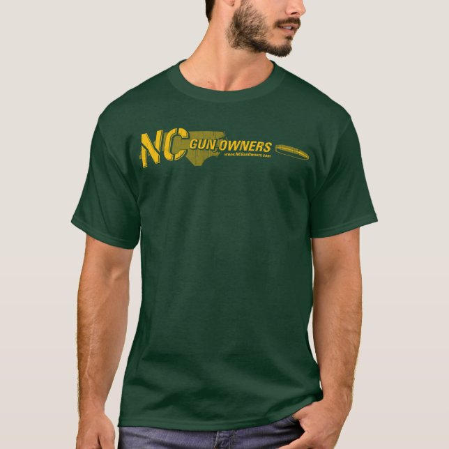 Guld- NCGO-logotyp Tee (Framsida)