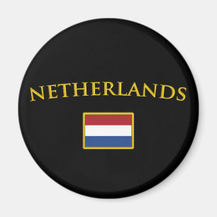 Guld- Nederländerna Magnet