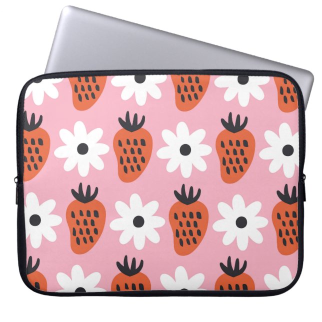 Guld neon, abstrakt färglöst ljus. laptop fodral (Framsidan)