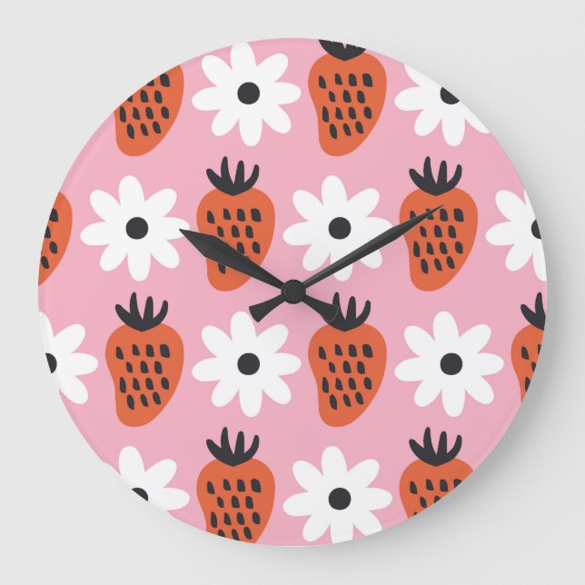 Guld neon, abstrakt färglöst ljus. stor klocka (Framsida)