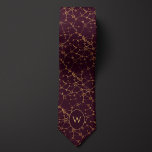 Guld Neurons på Burgundy Background Slips<br><div class="desc">Lägg dig i den spännande vetenskapsvärlden med den här sofistikerade Guld Neurons på Burgundy Background necktie. Denna slips finner sin unika karaktär i sitt berikande mönster, som är utformat för att symbolisera den mänskliga hjärnans skönhet. Dess slående utformning i guld, som är uppdelad i en rik, är ett uttryck för...</div>