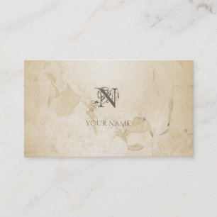 Guld- Nouveau Grunge Visitkort