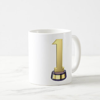 Guld nr 1-trofi kaffemugg