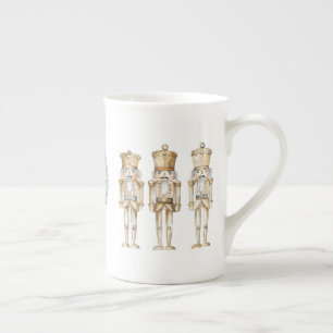 Guld Nutcracker-jul Benporslin Mugg